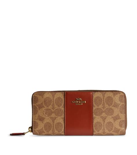 coach wallet canvas.